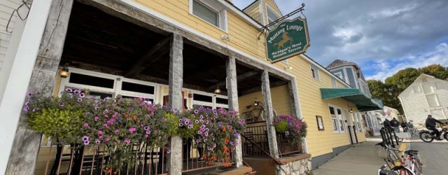 (Mackinac Island, MI) Scooter’s 1815th bar, first visited in 2024. While we were at the Pink Pony we heard about the oldest bar on the island, so headed over there...